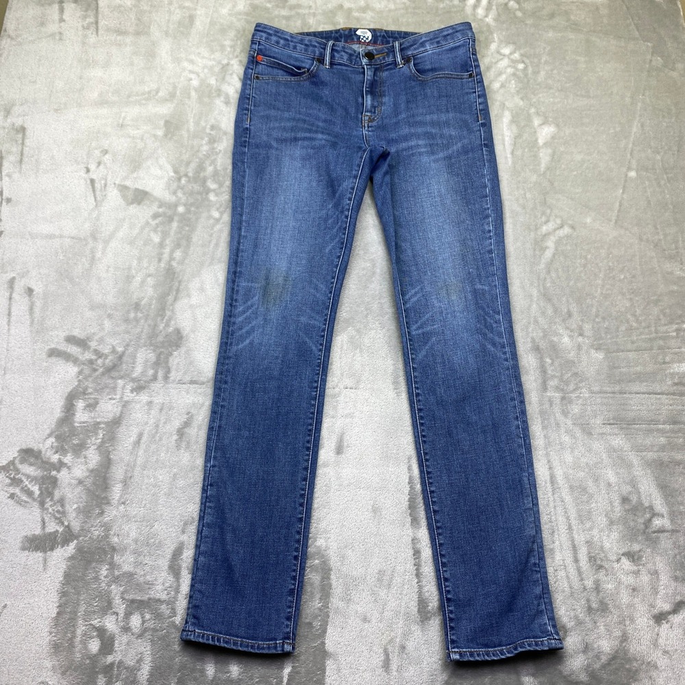Mountain Hardwear Denim Jeans Blue Slim Fit Women's Pants Sz 8 Fits 30"